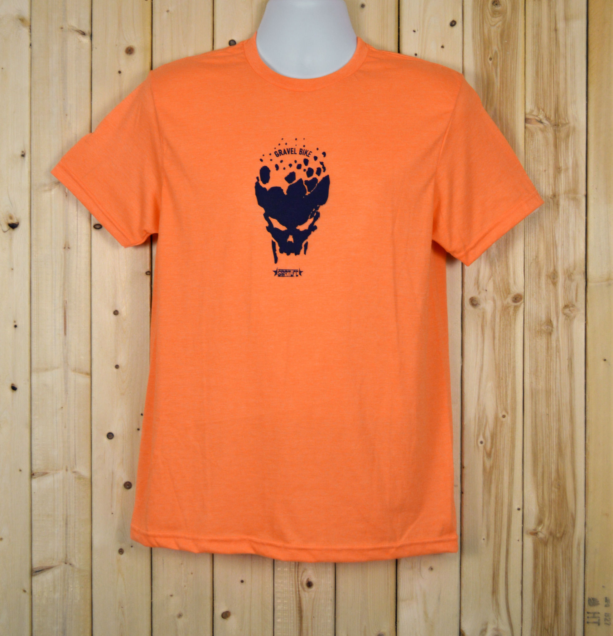 Tee-shirt Homme Gravel Bike tête de mort.