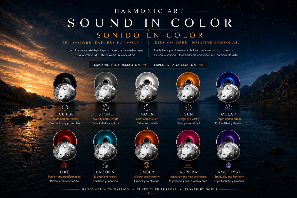 Harmonic Art handpans Colors