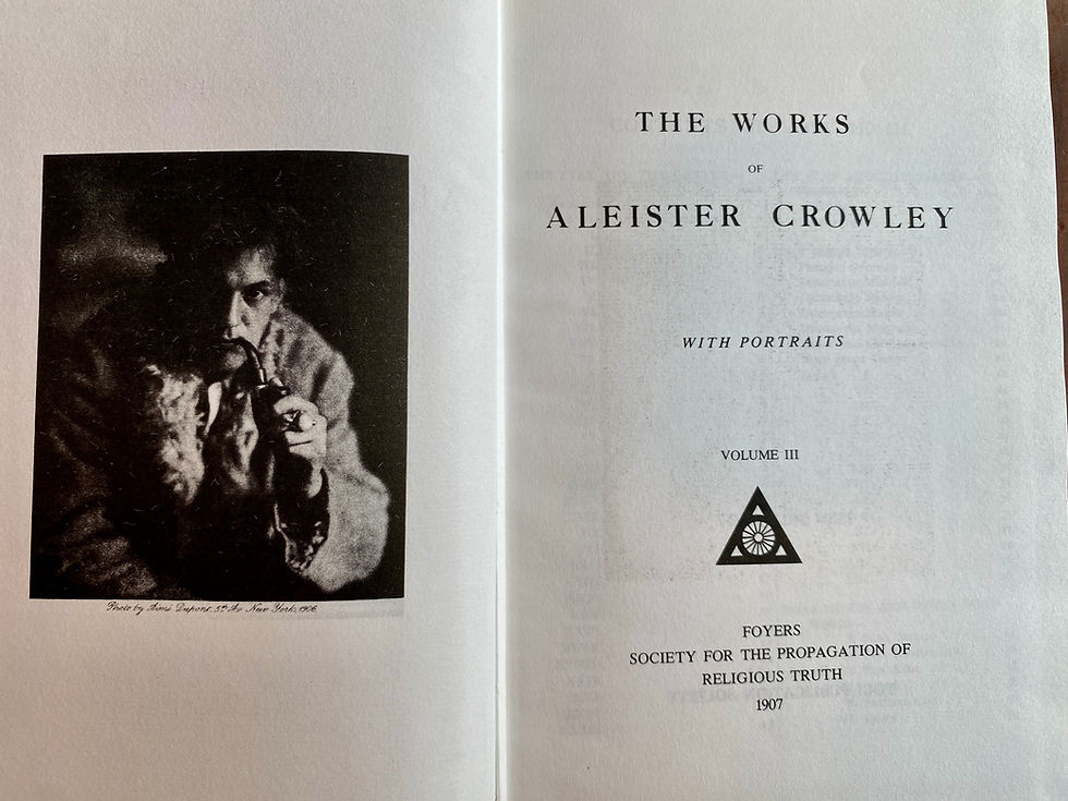 Thumbnail: The Collected Works of Aleister Crowley Vols 1-3