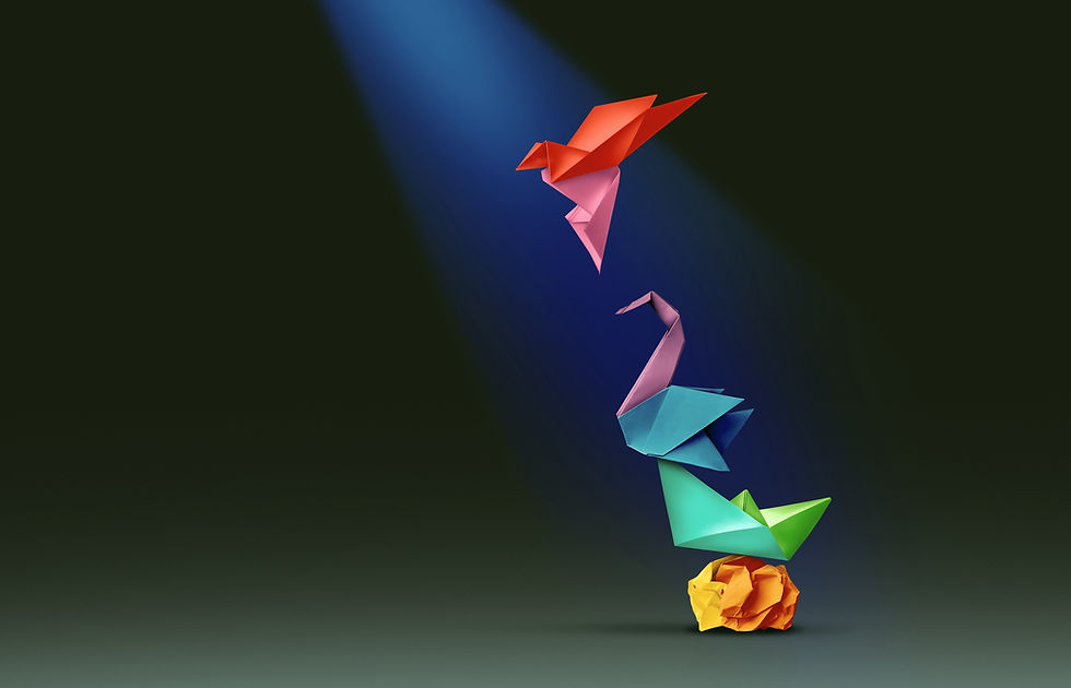 Get in Touch Origami Image