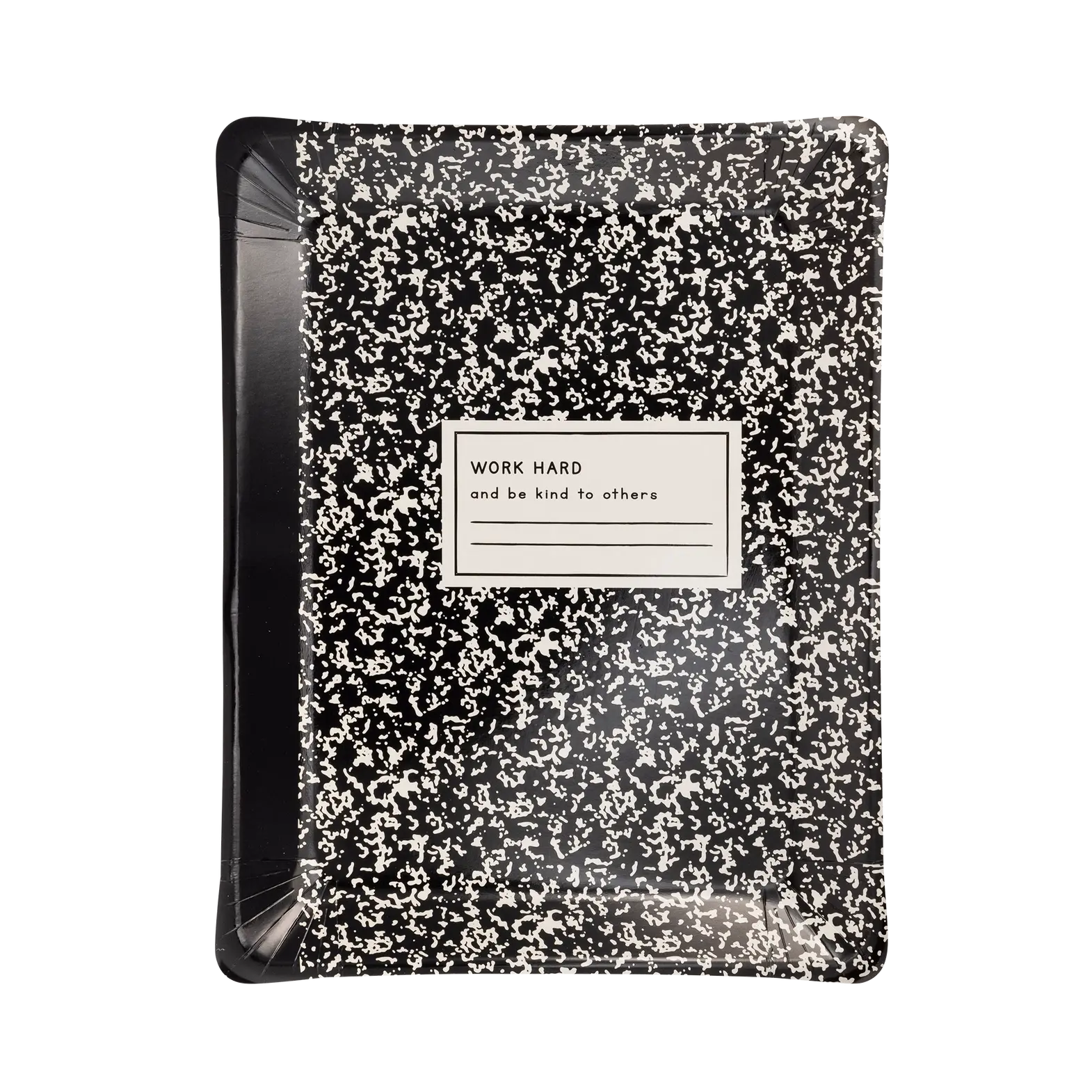 Composition Notebook Paper Plates, 8ct