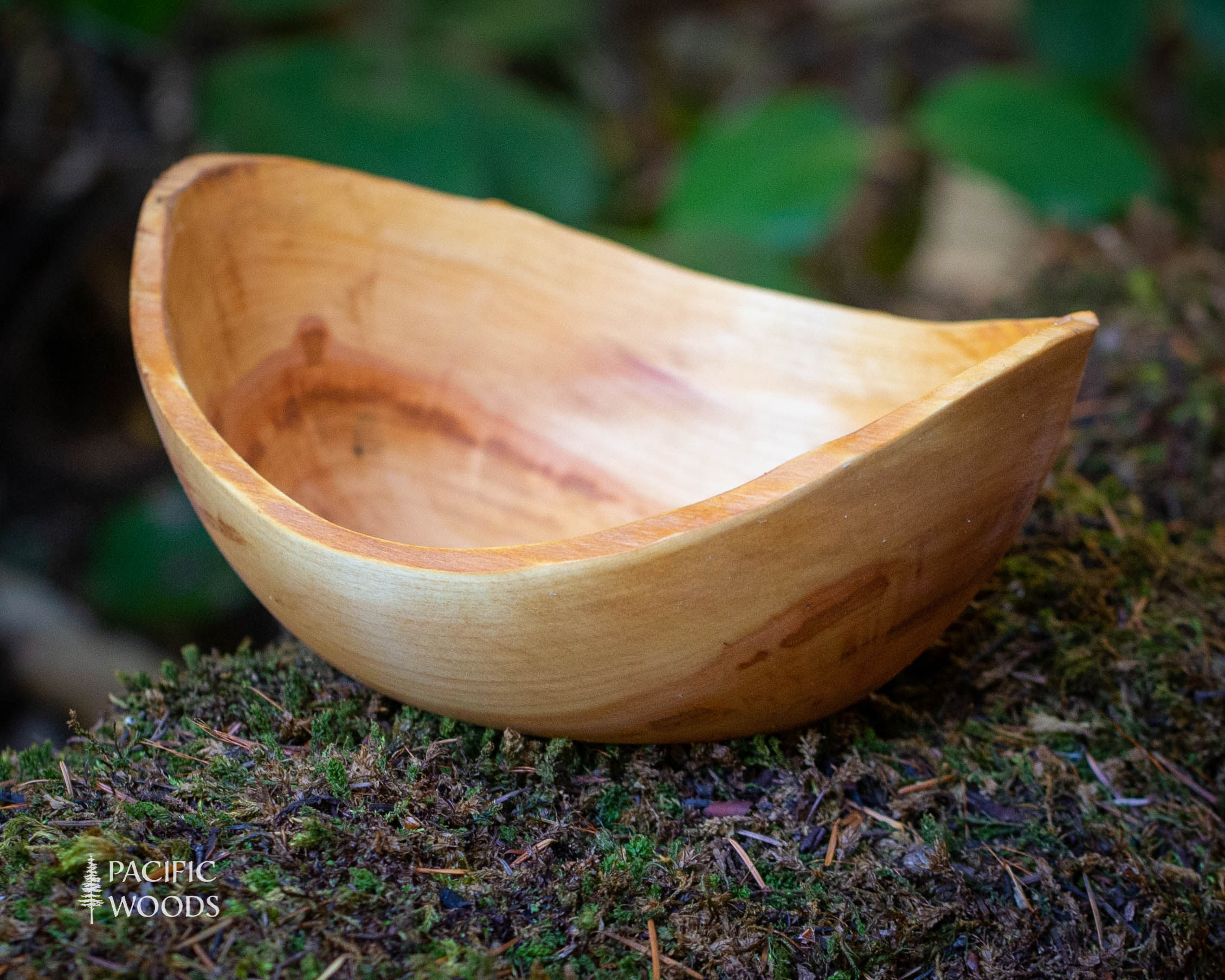 Rustic Natural Edge Willow Handturned Bowl