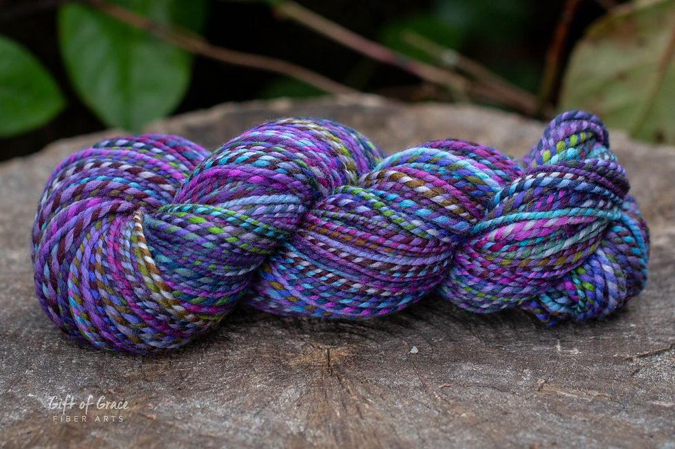 Worsted Weight Organic Polwarth "Mermaids" (#5)