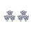 Thumbnail: ME173 - 0.6 Carat Moissanite Three-leaf Clover Stud Earrings -60份莫桑石三葉草耳釘
