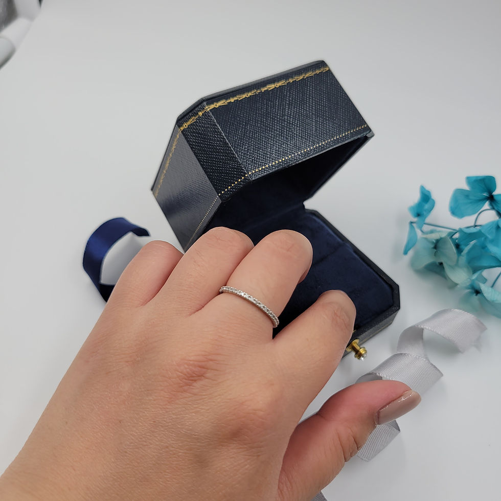 Thumbnail: MR255 - Moissanite Eternity Band - 莫桑石永恆戒