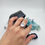 Thumbnail: MR302 - 5 Carat Oval Cut Moissanite Pave Ring -5卡橢圓形莫桑石伴碎鑽戒