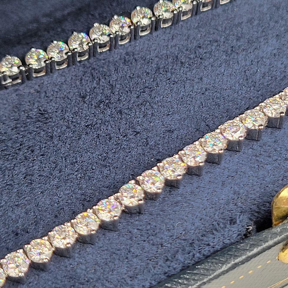 Thumbnail: MN118 - Moissanite 3-prong Necklace - 莫桑石三爪頸鏈