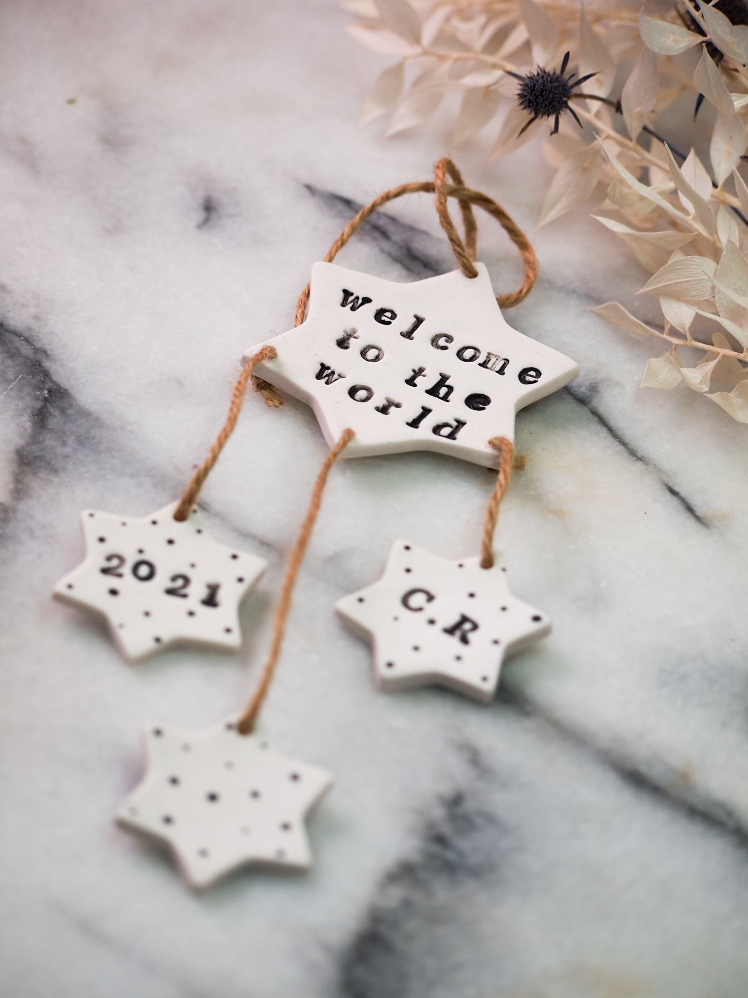 Porcelain 'Welcome to the World' Keepsake