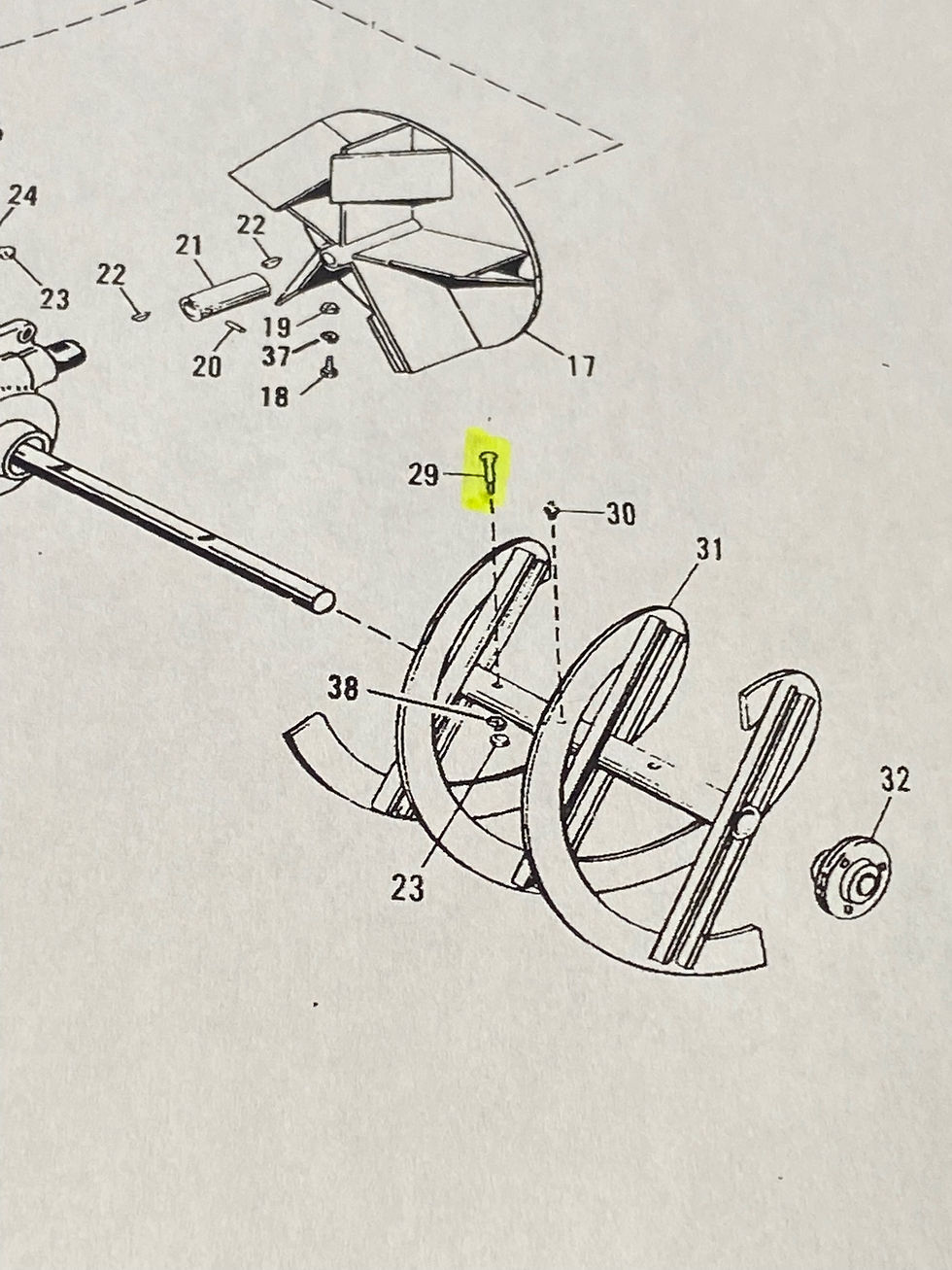 172-5726 Bolens Shear Bolt