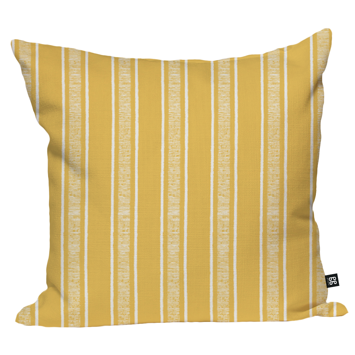 Between The Lines Cushion Buttercup