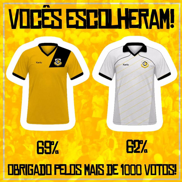 Elegeram a nova camisa do Tigre do ABC pelos internautas torcedores.