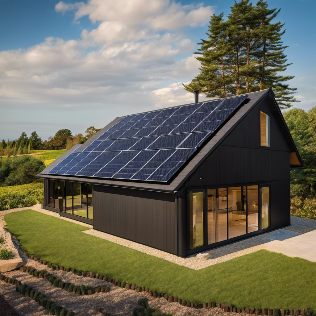 Black-on-black solar panel from The Solar Guys - Northeastern Wyoming media library
