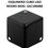 Miniatura: ESQUINERO CUBO LISO  NEGRO