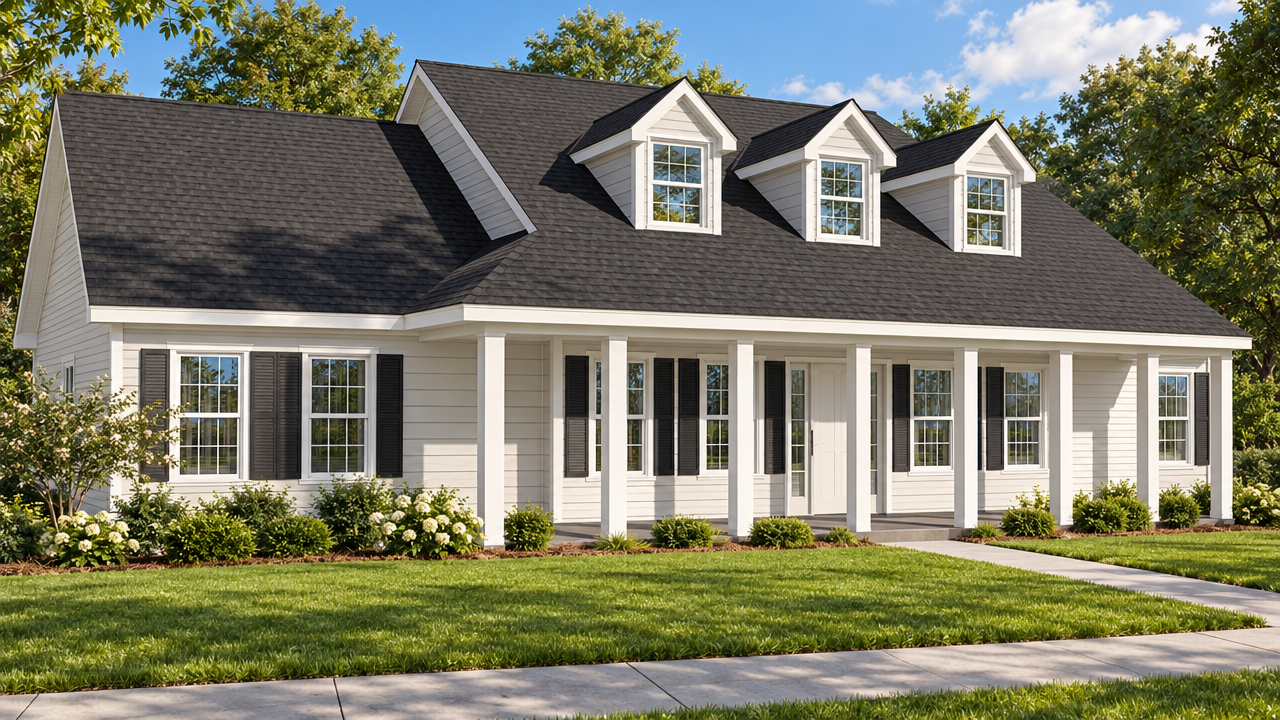 The Tupelo home plan exterior rendering by Quality Family Homes
