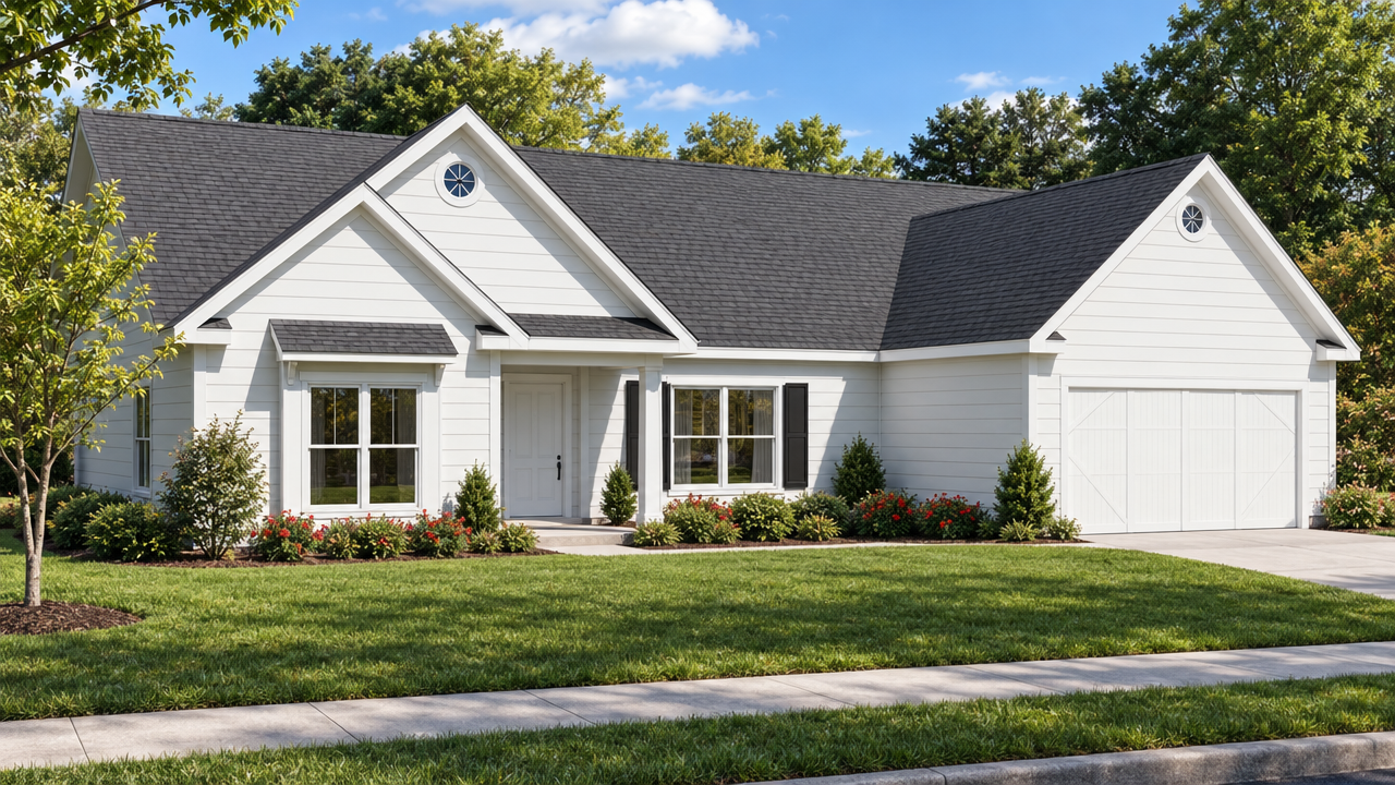 The Zebulon home plan exterior rendering by Quality Family Homes