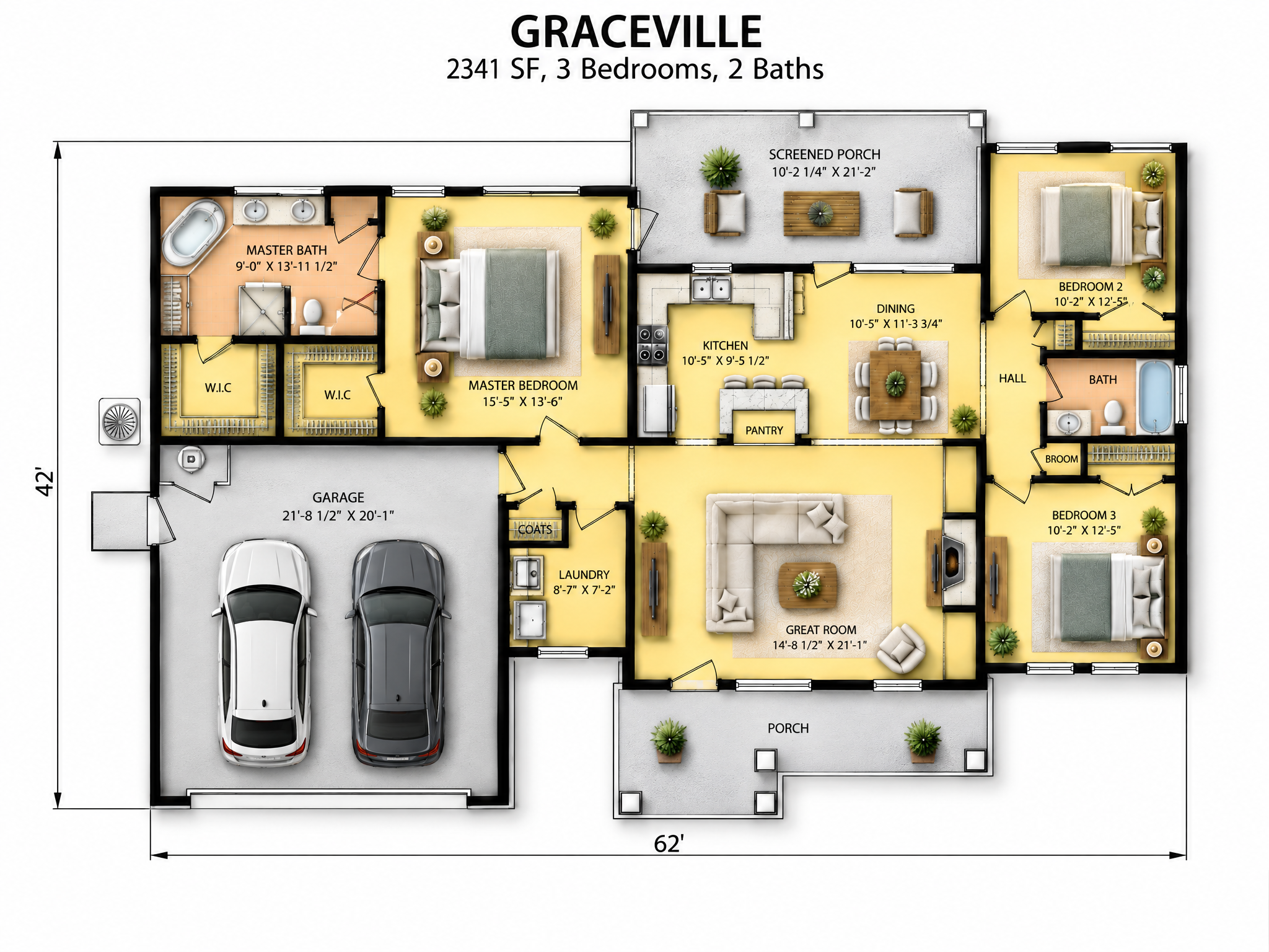 The Graceville floor plan by Quality Family Homes