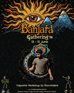 Banjara Gathering Artist Flyer Flowchakra_