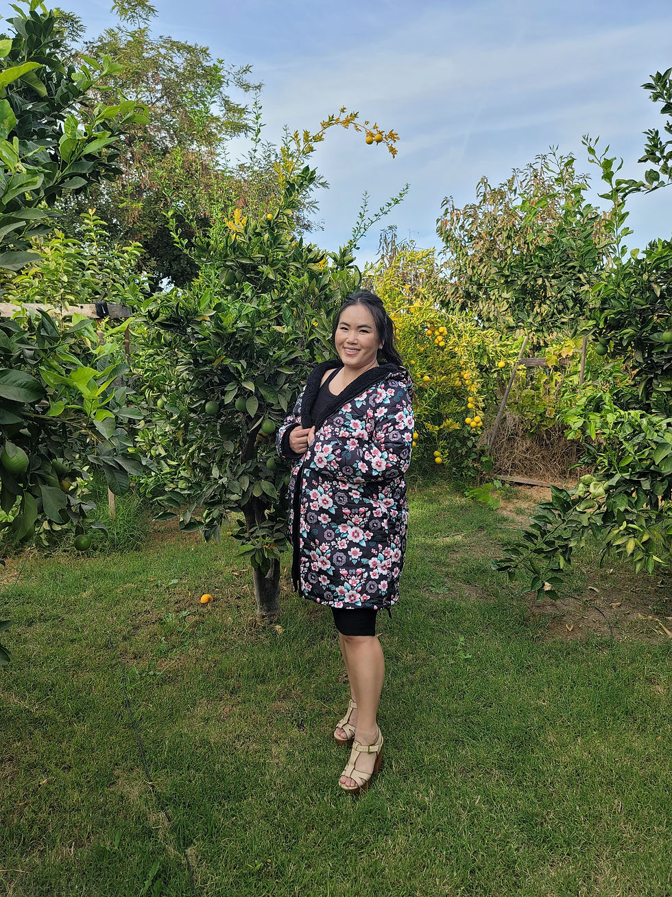 Thumbnail: Flower Puffy Jacket