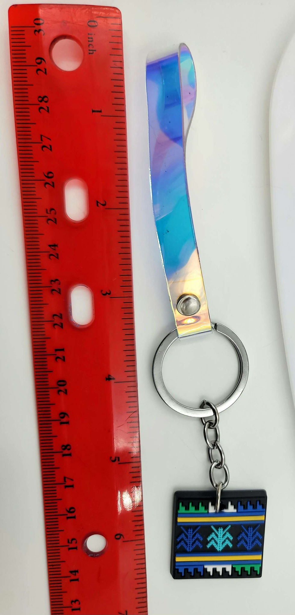 Thumbnail: Embroidery inspired PVC keychain 