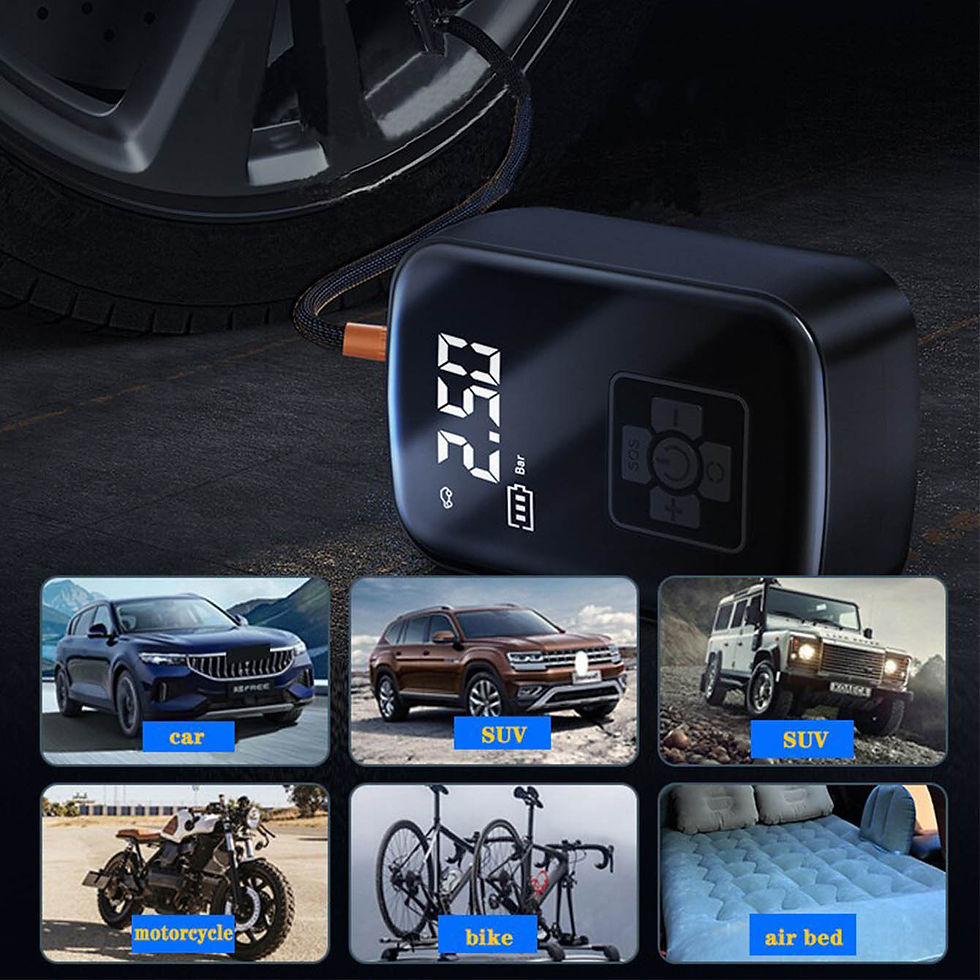 Thumbnail: Car Tire Inflator Mini Air Compressor 12V 150PSI Portable Electric Air Pump  For
