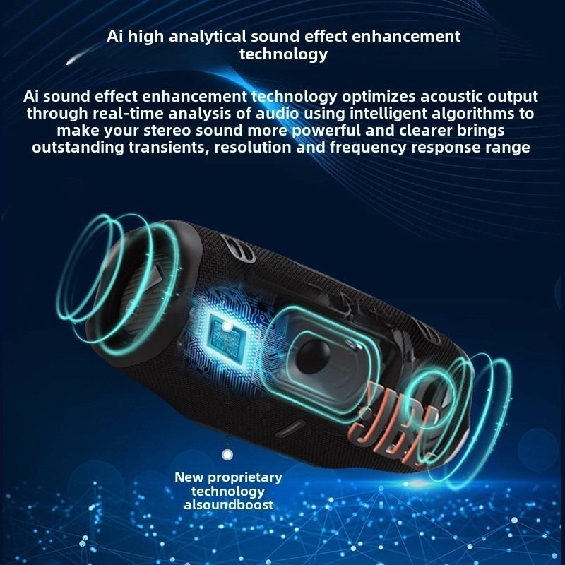 Thumbnail: JBL Charge 6 Portable Waterproof and Shockproof Wireless Bluetooth Speaker with 