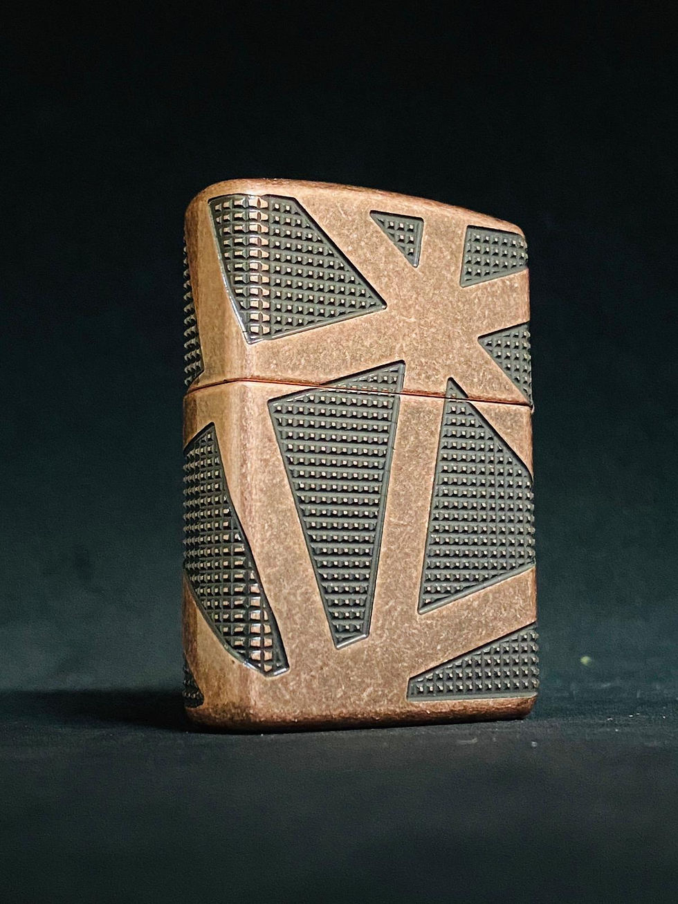 Thumbnail: 49036 Geometric 360 Design Antique Copper