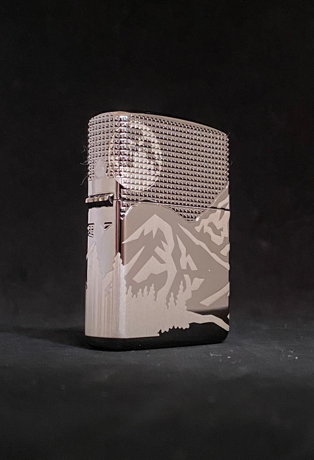 49299 High Polish Mountain Design Ebony Black Armor