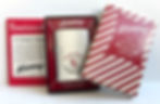 With its original box and paper.
