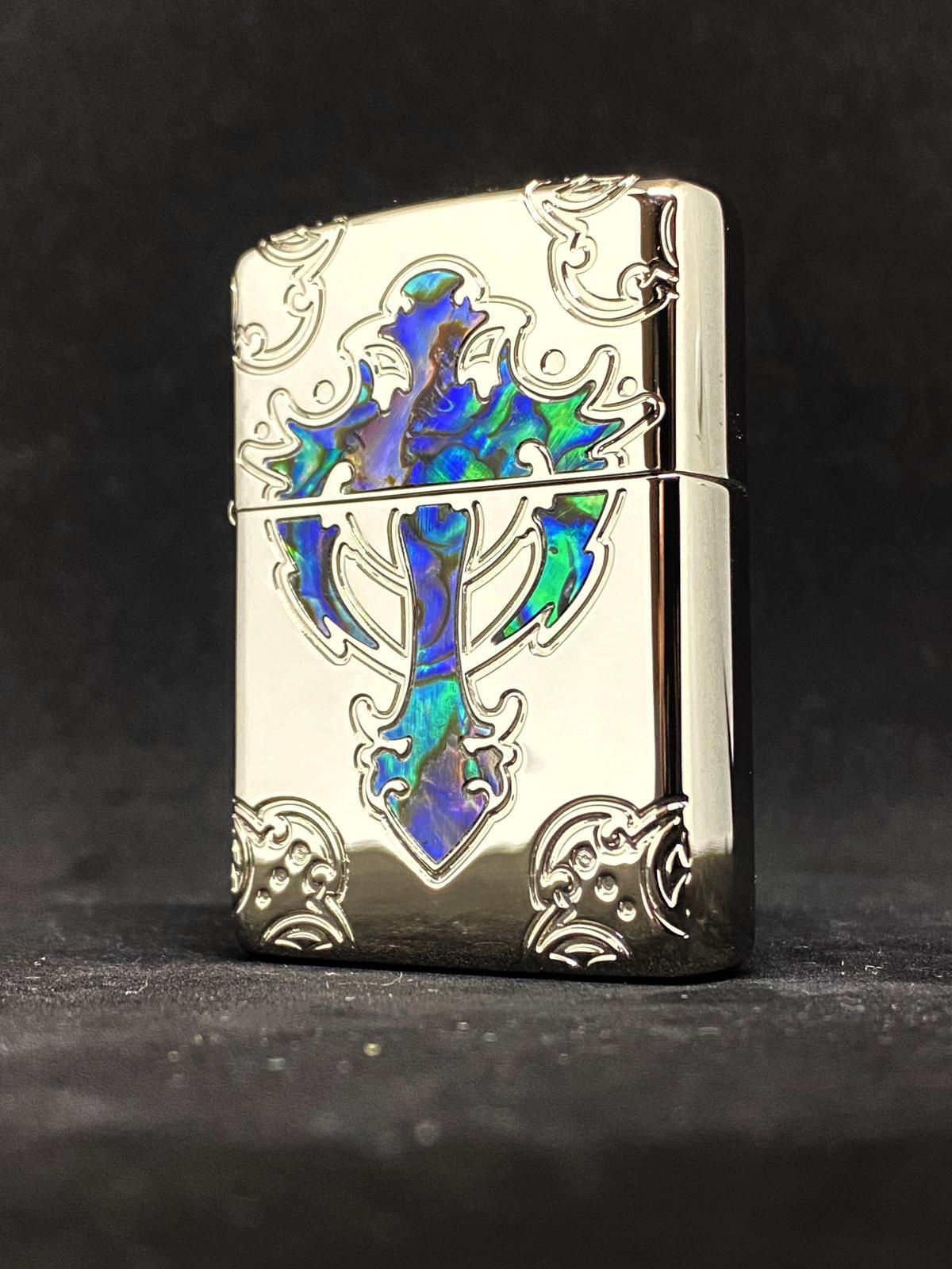 ZA-1-147B Japan Designed Pearl Inlay Cross Armored Case
