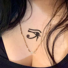 Eye of horus temporary tattoo by InkBound.co.uk