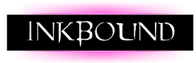 InkBound custom temporary tattoo Pink and black Neon logo