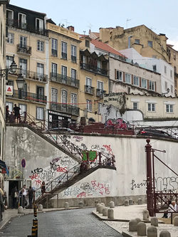 Mur à Lisbonne
