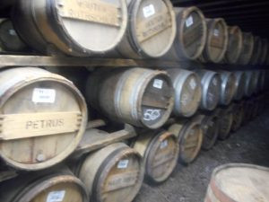 Casks aging at Bruichladdich