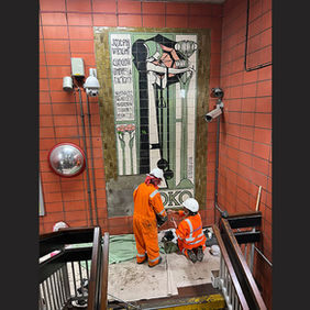 Drooko Central Station Ceramic Art Installation