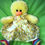 Thumbnail: Yellow duck teddy bear with yellow dress