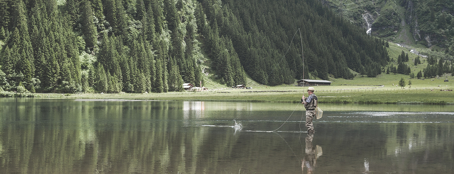 Pêche dans le lac