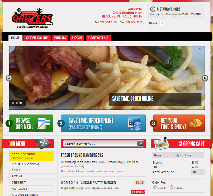 Online Ordering Template
