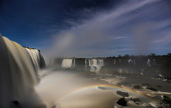 Moonbow Over Iguassu Falls