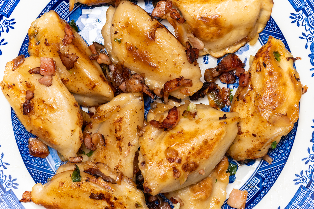 Perogies Recipe with Bacon and Onions (Polish Hungarian)