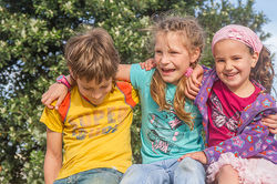outdoor children portrait