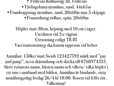 Nu kör vi en Pay & Jump!