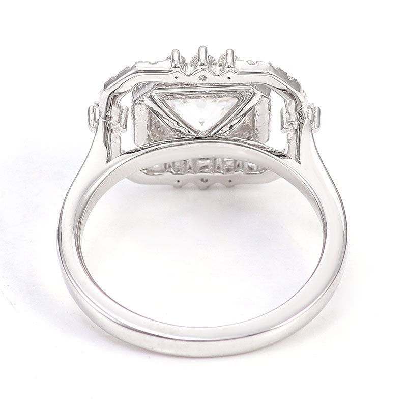 Thumbnail: East West Radiant Cut Solitaire Ring, Radiant Cut Solitaire Engagement Ring