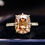 Thumbnail: Cushion Cut Engagement/Solitaire/Anniversary/Promise Ring, 14k Gold Ring