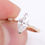 Thumbnail: Marquise Cut Moissanite Engagement Ring For Woman, 10K|14K|18K Solid Gold Ring