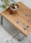 Table basse bois métal