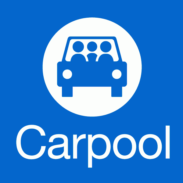 carpool sign