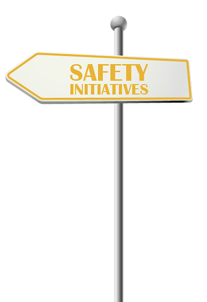 Street Sign that says Safety Initiatives