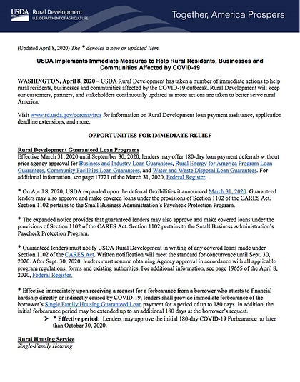 USDA_RD_SA_COVID19_ProgramImmediateActio