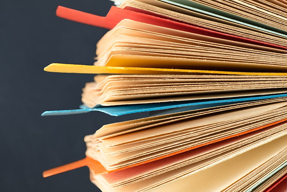 Image of files filled with paperwork.