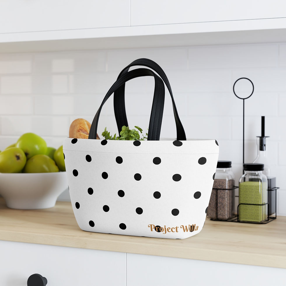 Thumbnail: Willa Polka Dot Lunch Bag